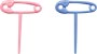 Safety Pins - Pink & Blue Asst.