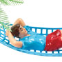 Man In Hammock w/ Giant Palms