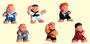 Karate Figurines - Asst