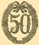 50th Gold Wreath Foil-Large