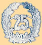 25th Silver Wreath Foil-Small