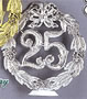25th Anniv Silver Wreath W/ Base