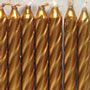 Team Color Candles - Gold Metallic