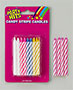 Striped Candles-Pink-Blister Card - Master Case