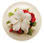 Open White Hibiscus Topper