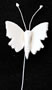 Butterfly - Gumpaste (Small)- White