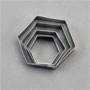 Hexagon Cutter Set - 7 pcs - S/S