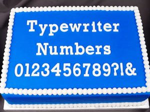 Typewriter Numbers Flexabet Letter Maker
