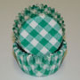 Gingham Cups - Green - Small