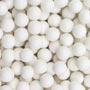 White 8mm Sugar Beads - 4 oz.