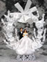 Bride W/Satin Dress Topper