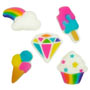Rainbow Party Charms Assorted Sugars