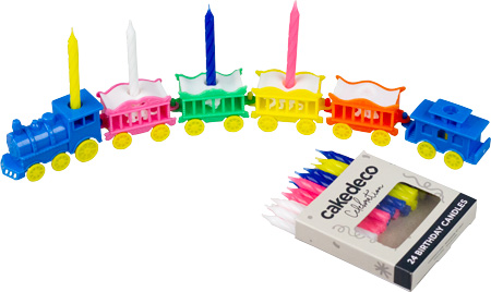 Animal Train Candleholder Set