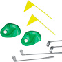 Golf Green w/ Clubs & Flag (Set)