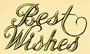 Best Wishes Script -Foil