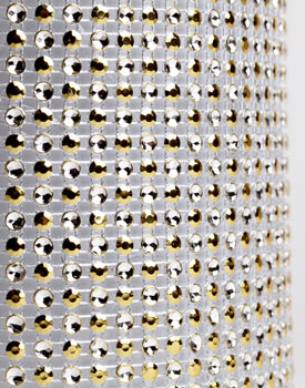 Glam Ribbon - Gold/Silver Dots