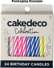 Striped Candles - Red - Master Case