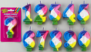 Rainbow Number Candle - ?