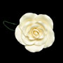 Tea Rose Single W/Wire- XLge- Ivory