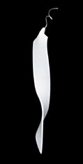 Ribbon Tails - Large Plain White
