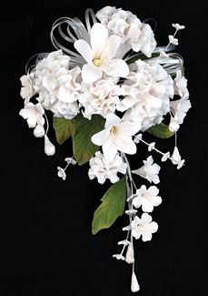 Carnation Spray - White