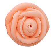 Large Icing Roses - Peach