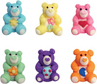 rainbow colored teddy bears