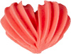 Textured Heart - Pink
