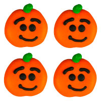 Smiling Pumpkin Face - Medium