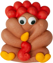 Gobbles/Turkey Icing Face