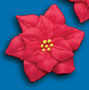 Poinsettia - Red - Royal Icing