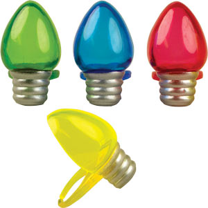 Christmas Lights Rings - Asst.