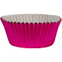 Bake Cups- Pink Foil- Cupcake Size 2
