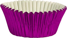 Bake Cups - Violet Foil - Cupcake Size