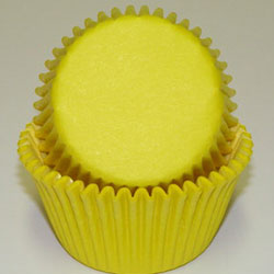 Bake Cups - Solid Yellow - Cupcake