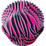 Hot Pink & Black Pattern-Cupcake Size