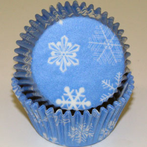 Bake Cup - Snowflake - Cupcake Size