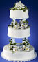 Bouquet Tiers - Cake Kit - White