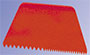 Large Red Comb/Scraper Double Tooth