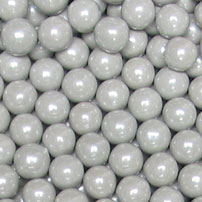 Candy Beads - 2 Lb. Silver
