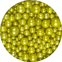 Gold Dragees - Assorted Sizes - 1 Lb.