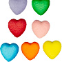 Heart Pop-Ons - Ass't. Colors