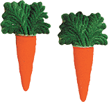 Carrot Sugar Pop-Ons - 1 1/2