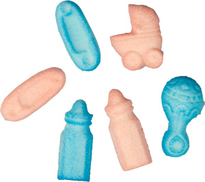 Baby Charms -Pink & Blue Asst