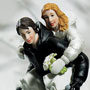 Skiing Wedding Couple-On The Slopes!
