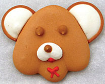 Teddy Bear Cookie Face