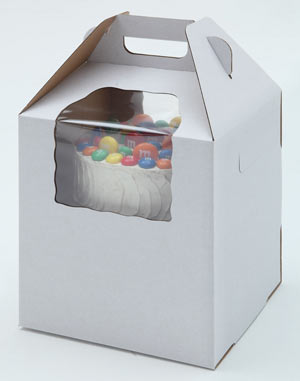 White Cake Carrier Box - 20 x 20 x 22